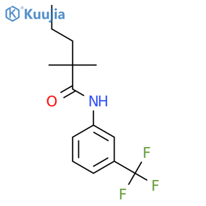 3'-Trifluoromethyl-2,2-dimethylvaleranilide structure