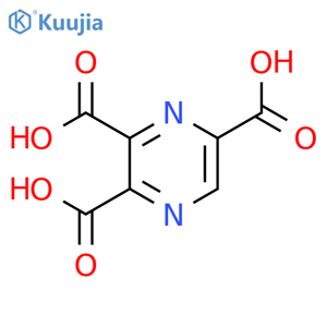 Pyrazinetricarboxylic acid structure