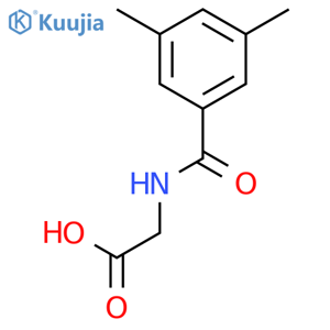 2-(3,5-dimethylphenyl)formamidoacetic Acid structure