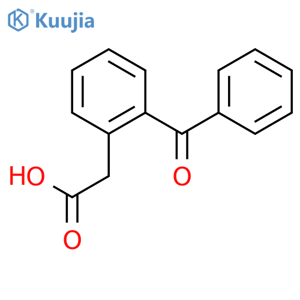 Benzeneacetic acid,2-benzoyl- structure