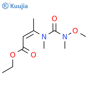 ethyl 3-((N-methoxy-N-methylcarbamoyl)methylamino)crotonate structure