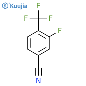 3-Fluoro-4-(trifluoromethyl)benzonitrile structure