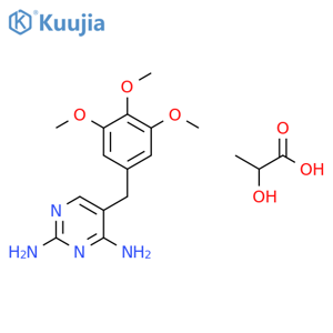 Trimethoprim lactate structure