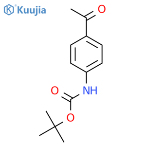 TERT-BUTYL 4-ACETYLPHENYLCARBAMATE structure