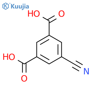 1,3-Benzenedicarboxylicacid, 5-cyano- structure