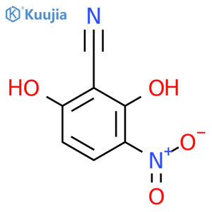 2,6-Dihydroxy-3-nitrobenzonitrile structure