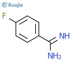 4-Fluorobenzene-1-carboximidamide Hydrochloride Hydrate structure