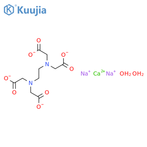 Ethylenediamine-N,N,N’,N’-tetraacetic Acid Calcium Disodium Hydrate structure