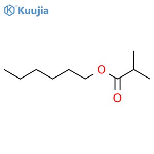 Hexyl isobutyrate structure