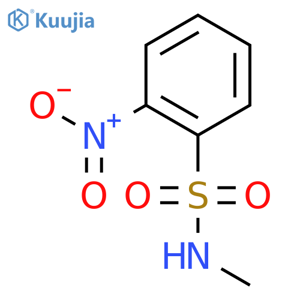 N-Methyl-2-nitrobenzenesulfonamide structure