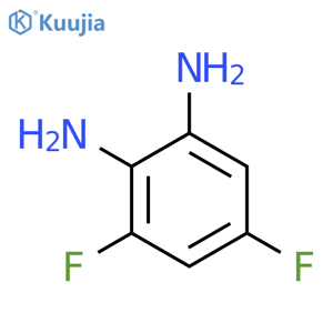 3,5-Difluorobenzene-1,2-diamine structure