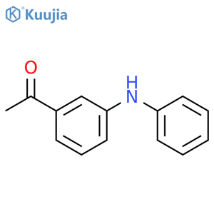 1-(3-(Phenylamino)phenyl)ethanone structure