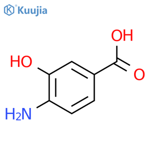 4-Amino-3-hydroxybenzoic acid structure