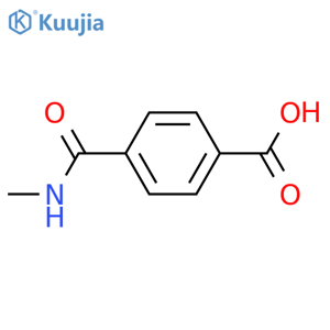 4-(Methylamino)carbonylbenzoic Acid structure
