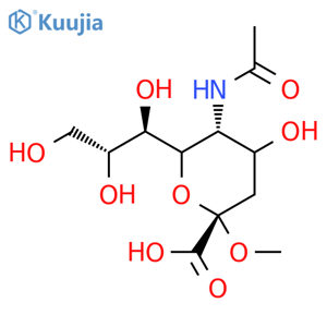 2-O-Methyl-beta-D-N-acetylneuraminic Acid structure