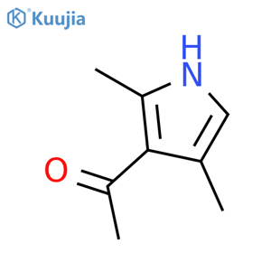 3-Acetyl-2,4-dimethylpyrrole structure