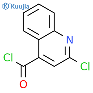 2-Chloroquinoline-4-carbonyl chloride structure