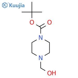 1-Piperazinecarboxylicacid, 4-(hydroxymethyl)-, 1,1-dimethylethyl ester structure