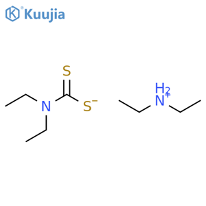 Diethylammonium diethyldithiocarbamate structure