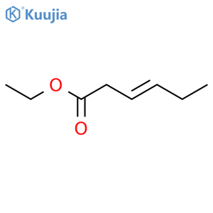 Ethyl hex-3-enoate structure