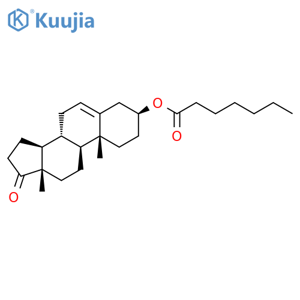 (3S,8R,9S,10R,13S,14S)-10,13-Dimethyl-17-oxo-2,3,4,7,8,9,10,11,12,13,14,15,16,17-tetradecahydro-1H-cyclopentaaphenanthren-3-yl Heptanoate structure