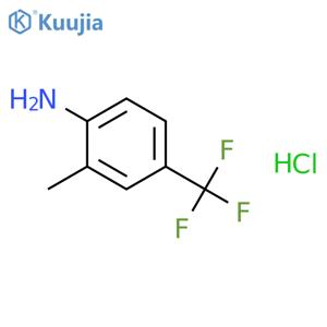 2-Methyl-4-(trifluoromethyl)aniline hydrochloride structure