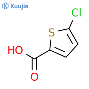 5-chlorothiophene-2-carboxylic acid structure