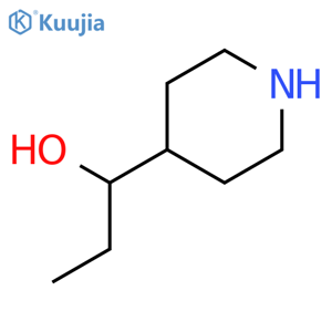 1-piperidin-4-ylpropan-1-ol structure