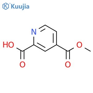 4-(Methoxycarbonyl)picolinic acid structure