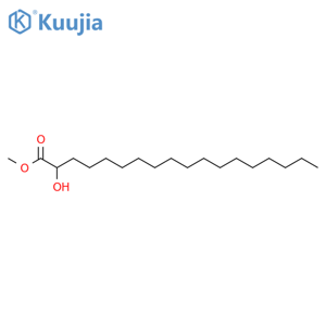 Octadecanoic acid,2-hydroxy-, methyl ester structure