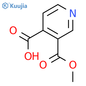 3-(methoxycarbonyl)pyridine-4-carboxylic acid structure