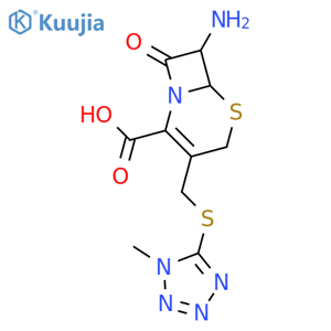 7-Amino-3-(1-methyl-5-tetrazolylthio)methyl-3-cephem-4-carboxylic Acid structure