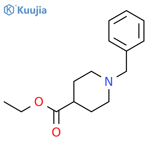 Ethyl 1-benzylpiperidine-4-carboxylate structure