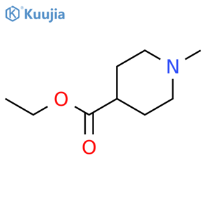 Ethyl 1-methylpiperidine-4-carboxylate structure