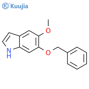 6-Benzyloxy-5-methoxyindole structure