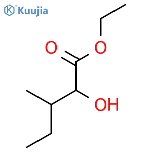 ethyl 2-hydroxy-3-methylpentanoate structure