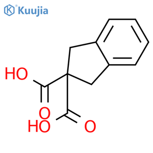 1,3-Dihydroindene-2,2-dicarboxylic acid structure