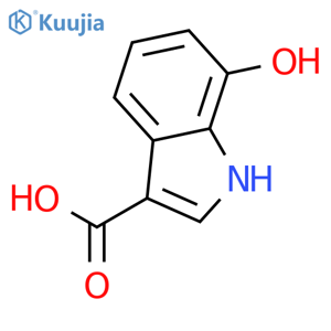 7-Hydroxy-1H-indole-3-carboxylic acid structure