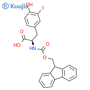 Fmoc-3-iodo-d-tyr-oh structure
