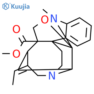 2H,12H-12a,2,7a-(Epoxyethanylylidene)indolo[2,3-a]quinolizine-15-carboxylicacid, 3-ethylidene-1,3,4,6,7,12b-hexahydro-12-methyl-, methyl ester,(2S,3E,7aS,12aS,12bS,15R)- (9CI) structure