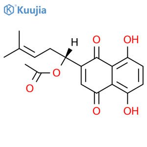 Acetylshikonin structure