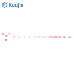 Carbonicacid sodium salt (1:2), hydrate (1:?) structure