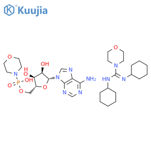 Adenosine 5'-Monophosphomorpholidate 4-Morpholine-N,N'-dicyclohexylcarboxamidine salt structure
