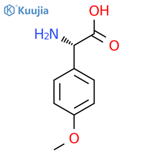 (2S)-2-amino-2-(4-methoxyphenyl)acetic acid structure