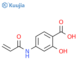 Benzoic acid, 2-hydroxy-4-[(1-oxo-2-propen-1-yl)amino]- structure