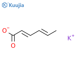 Potassium sorbate structure