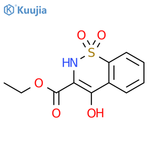 Ethyl 4-Hydroxy-2H-1,2-benzothiazine-3-carboxylate 1,1-Dioxide(Piroxicam Impurity H) structure