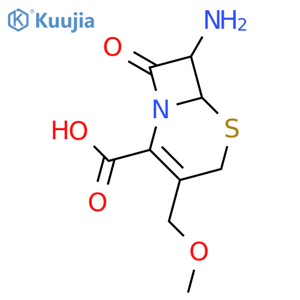 7-Amino-3-(methoxymethyl)-3-cephem-4-carboxylic Acid structure