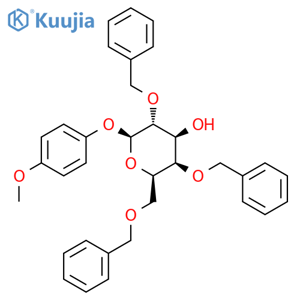 4-Methoxyphenyl 2,4,6-Tri-O-benzyl-β-D-galactopyranoside structure