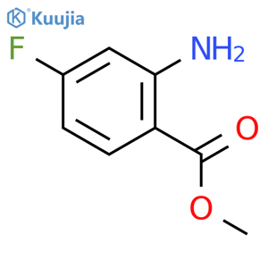 Methyl 2-amino-4-fluorobenzoate structure